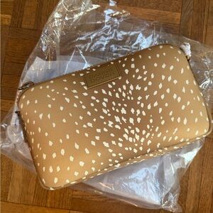 Dagne Dover Fawn Print Nora shoulder bag NWT